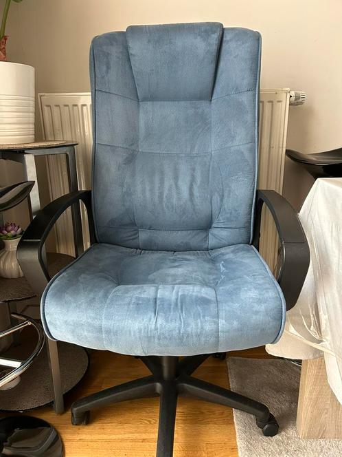 Chaise de bureau, Huis en Inrichting, Stoelen, Nieuw, Eén, Overige materialen, Blauw, Ophalen
