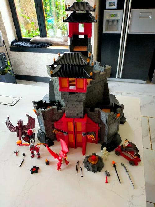 Set drakenkastelen, Kinderen en Baby's, Speelgoed | Playmobil, Zo goed als nieuw, Ophalen of Verzenden