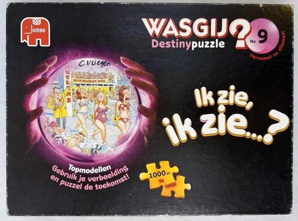 Wasgij Destiny 9 Topmodellen Jumbo Puzzel 1000 Stuks, Hobby en Vrije tijd, Denksport en Puzzels, Zo goed als nieuw, Legpuzzel