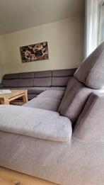 Hoekzetel grijs, Huis en Inrichting, Ophalen, Hoekbank, Zo goed als nieuw, Stof