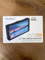 Feelworld 4K 5,7" F570 HDMI monitor, Audio, Tv en Foto, Ophalen of Verzenden, Zo goed als nieuw, Video