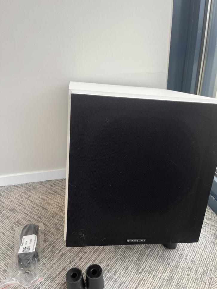 Wharfedale | SW-12 | Subwoofer | Wit, Audio, Tv en Foto, Luidsprekerboxen, Nieuw, Subwoofer, 60 tot 120 watt, Overige merken, Ophalen of Verzenden