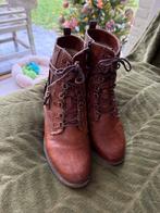 Lederen bottines mt 41 merk mustang, Kleding | Dames, Schoenen, Ophalen of Verzenden, Zo goed als nieuw, Bruin