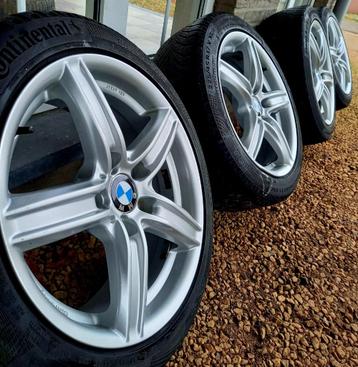 17" BMW Velgen + Winterbanden Continental beschikbaar voor biedingen