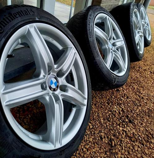 17" BMW Velgen + Winterbanden Continental, Auto-onderdelen, Banden en Velgen, Banden en Velgen, Winterbanden, 17 inch, 225 mm