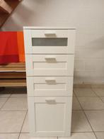 Meuble salle de bain, 3 ou 4 tiroirs, Enlèvement, Comme neuf, Autres essences de bois