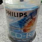 Philips-cd-r-700mo-80min-52x-cake-box-de-100-pieces, Computers en Software, Overige Computers en Software, Nieuw, Ophalen of Verzenden