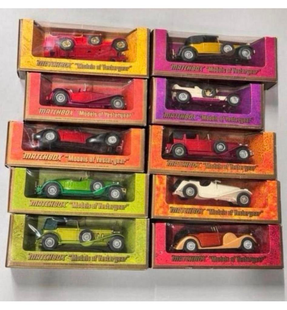 10x Matchbox models of Yesteryear in doos Modelauto oldtimer, Hobby en Vrije tijd, Modelauto's | 1:43, Nieuw, Auto, Matchbox, Ophalen of Verzenden