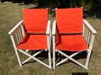 Vintage Regisseurstoelen 2 stuks, Ophalen, Gebruikt, Hout