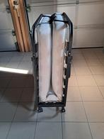 logeerbed opklapbaar, Ophalen, Eenpersoons, Zwart, 190 cm of minder
