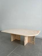 Stijlvolle marmeren salontafel, Huis en Inrichting, Tafels | Salontafels, Overige materialen, 100 tot 150 cm, Zo goed als nieuw