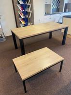 Eettafel + salontafel, Huis en Inrichting, Tafels | Salontafels, Ophalen, Gebruikt, 50 tot 100 cm, 50 tot 100 cm