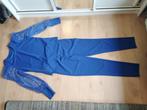 Blauwe broek met shirt, Ophalen of Verzenden, Zo goed als nieuw, Blauw