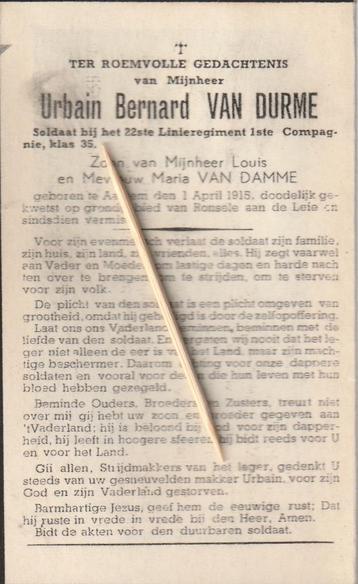 Victime de guerre : 1940-45, Envoi