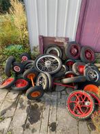 Groot lot wielen van groot tot klein, Ophalen