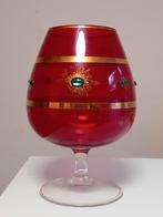 Grand Vase vintage en verre Rubis, Antiquités & Art, Enlèvement ou Envoi