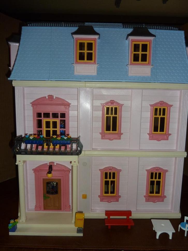 Nostalgisch huis Dollhouse 5303 volledig bemeubeld playmobil, Kinderen en Baby's, Speelgoed | Playmobil, Zo goed als nieuw, Complete set