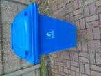 Blauwe rol container 240 liter voor papier, Ophalen
