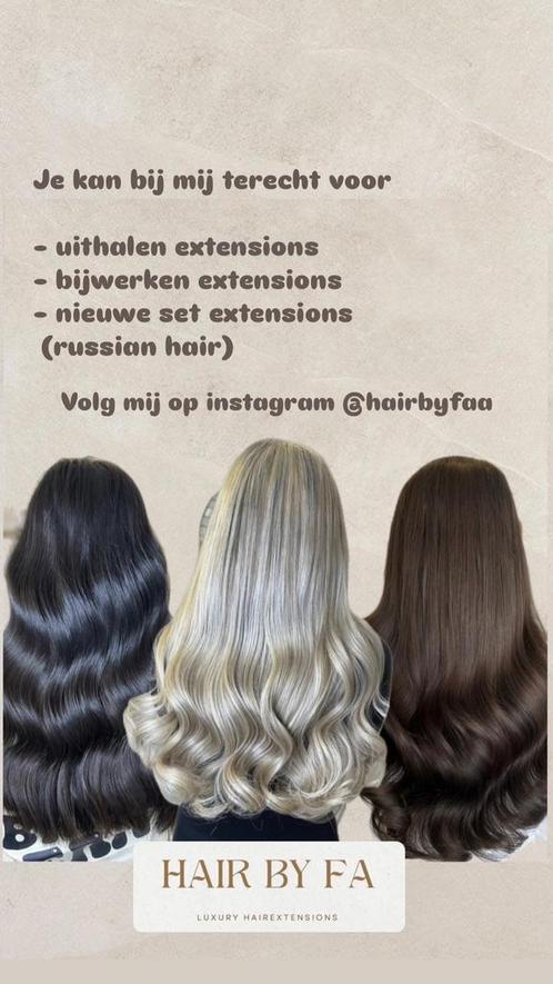 Luxury Hairextensions by Fa, Handtassen en Accessoires, Uiterlijk | Haarverzorging, Nieuw, Pruik of Haarverlenging, Ophalen of Verzenden