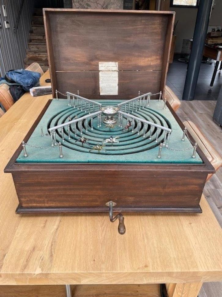 Antiek cafespel begin jaren 1900, Verzamelen, Automaten | Overige, Gebruikt, Ophalen