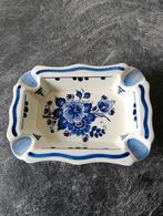 Rechthoekige asbak in Delfts blauw, Ophalen of Verzenden