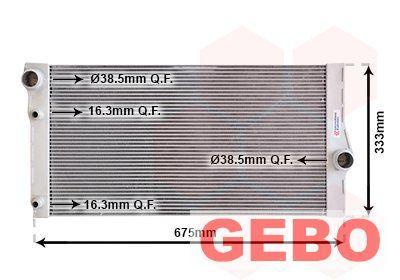 BMW F10/F11 2010 T/M 2017 Radiator Diesel 518d / 520d / 525d, Auto-onderdelen, Motor en Toebehoren, BMW, Nieuw, 6 maanden garantie