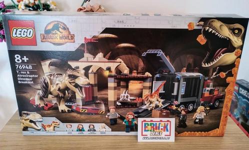 Lego Jurassic World 76948 L'évasion du T.rex et de l'Atrocir, Enfants & Bébés, Jouets | Duplo & Lego, Neuf, Lego, Ensemble complet