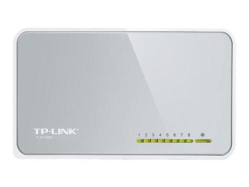 TP-LINK Commutateur de bureau 8 ports 10/100 Mbps, Computers en Software, Netwerk switches, Nieuw, Ophalen of Verzenden