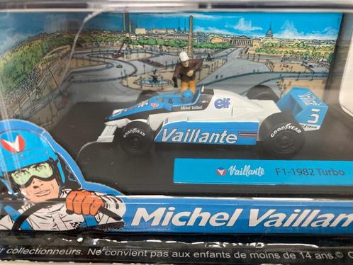 Voiture Michel Vaillant 1/43 Vaillante F1-1982 Turbo, Collections, Articles de Sport & Football, Comme neuf, Autres types, Enlèvement ou Envoi