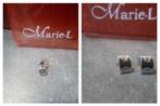 Boucles d’oreilles Marie L - Neuves, Handtassen en Accessoires, Oorbellen, Ophalen, Nieuw, Grijs, Knopjes of Stekers