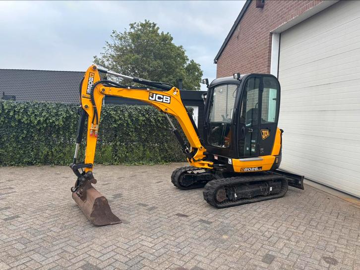 Jcb 8026 CTS Minigraver graafmachine nieuwstaat!!, Zakelijke goederen, Machines en Bouw | Kranen en Graafmachines, Ophalen