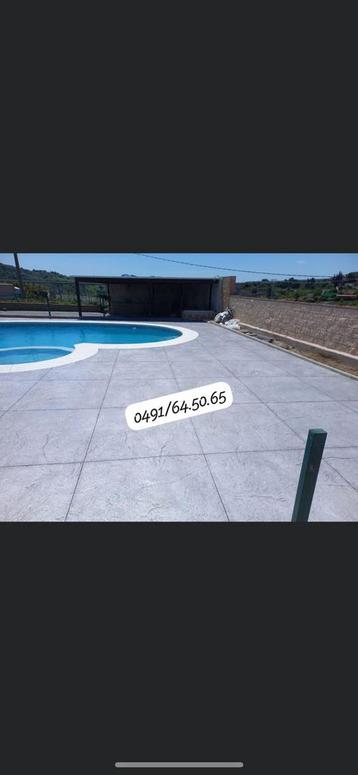 Beton lisse betin imprime béton désactivé beschikbaar voor biedingen