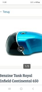 Benzinetank royal enfield continental, Motoren, Accessoires | Overige, Ophalen of Verzenden, Zo goed als nieuw
