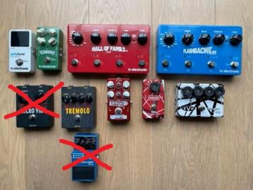Lot de pédales guitare, Enlèvement, Comme neuf, Autres types