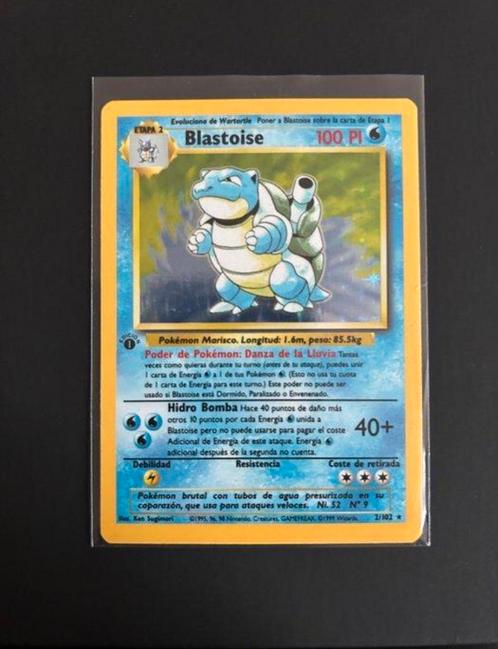 WOTC Pokémon - 1 Card - Blastoise, Hobby en Vrije tijd, Verzamelkaartspellen | Pokémon, Zo goed als nieuw, Verzenden