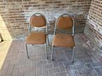 Stoel, Huis en Inrichting, Stoelen, Ophalen, Gebruikt, Twee, Bruin
