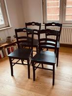 4 chaises salon cuisine, Enlèvement, Utilisé, Bois, Quatre