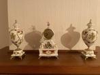 Schouwgarnituur met horloge, Antiek en Kunst, Curiosa en Brocante, Ophalen