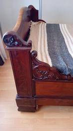 houten bedframe, Huis en Inrichting, Ophalen, Gebruikt, Bruin, 190 cm of minder