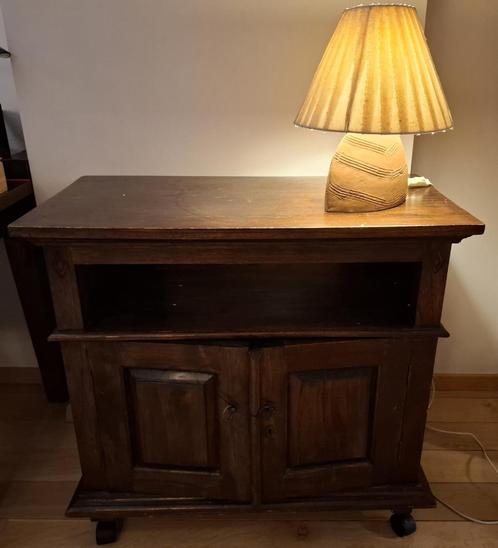 meuble TV, Maison & Meubles, Armoires | Mobilier de télévision, Utilisé, Moins de 100 cm, 50 à 100 cm, 25 à 50 cm, Chêne, Enlèvement