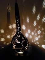 Magnifique lampe fée (artisanale) pièce unique en calebasse, Enlèvement, Neuf