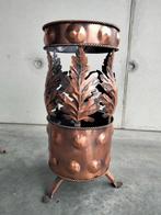 1950s 60s vintage bijzondere paraplubak in koper, Huis en Inrichting, Woonaccessoires | Paraplubakken, Ophalen of Verzenden, Gebruikt