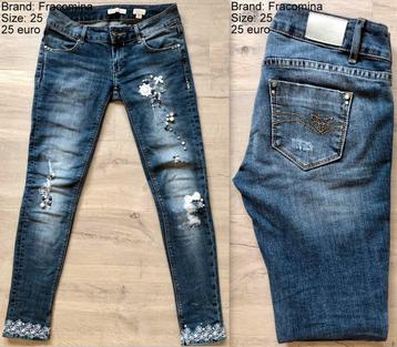 Blauwe jeans Fracomina XS (25) beschikbaar voor biedingen