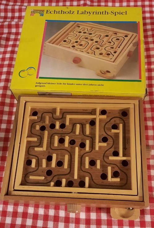 gangpad Lezen Wanten ② houten spel Labyrint doolhof labyrinth groot model — Speelgoed | Houten  speelgoed — 2dehands