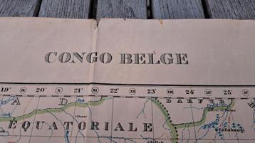 CONGO rare carte militaire du GS War Office anglais  de 1919, Enlèvement ou Envoi, Utilisé