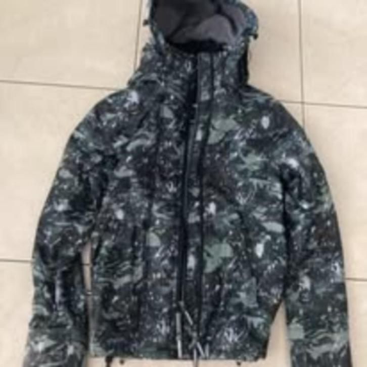 Superdry jas maat XS, Kleding | Heren, Jassen | Winter, Zo goed als nieuw, Maat 46 (S) of kleiner, Groen, Ophalen of Verzenden