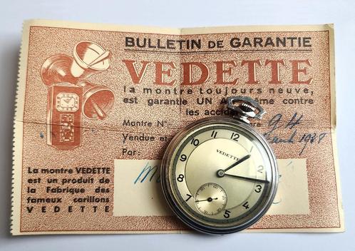 RARE ! Montre gousset de marque Française "VEDETTE de 1938", Bijoux, Sacs & Beauté, Montres | Anciennes | Antiquités, Montre de poche