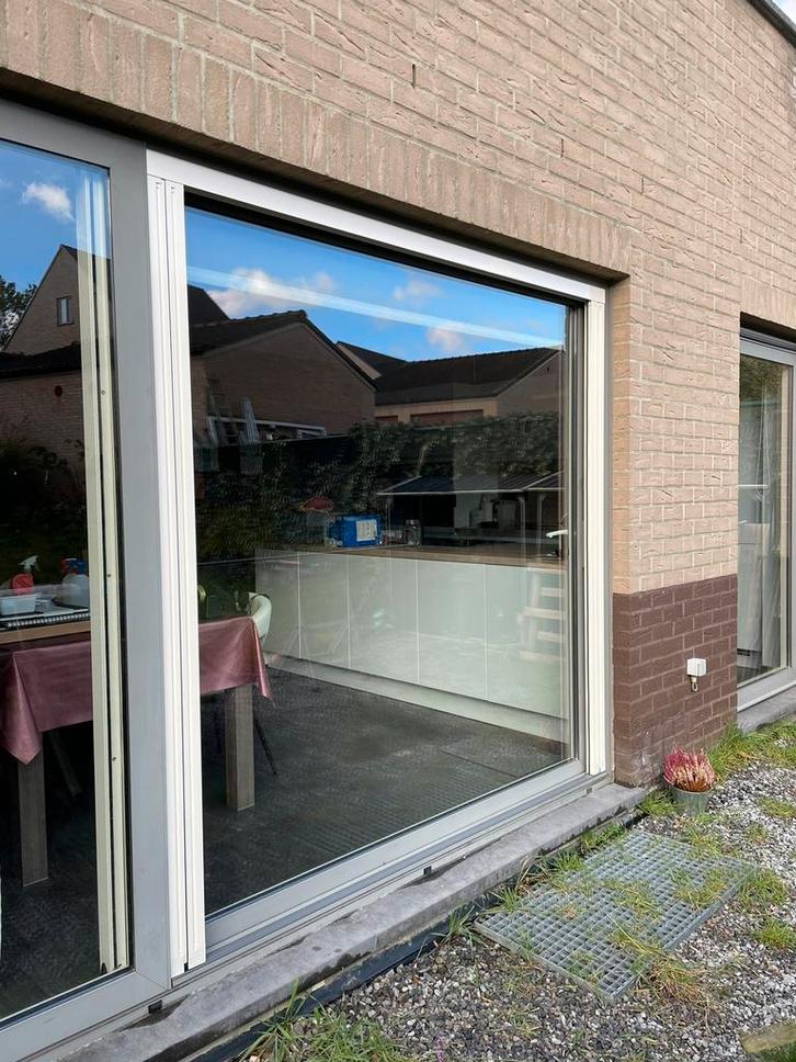 Plissé schuifvliegenraam - nieuw, Doe-het-zelf en Bouw, Deuren en Vliegenramen, Zo goed als nieuw, Ophalen