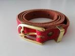 rode riem, Kleding | Dames, Riemen en Ceinturen, Autre, Minder dan 3 cm, 80 tot 90 cm, Heupriem