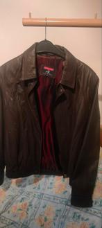 Veste en cuir brun IMPER PIEL parfait état taille 52, Kleding | Heren, Kostuums en vesten, Ophalen of Verzenden, Bruin